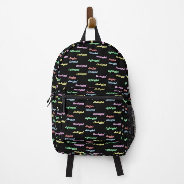 Item preview, Educated Vaccinated Caffeinated Dedicated Teacher Sticker Pack designed and sold by kickwear-com.