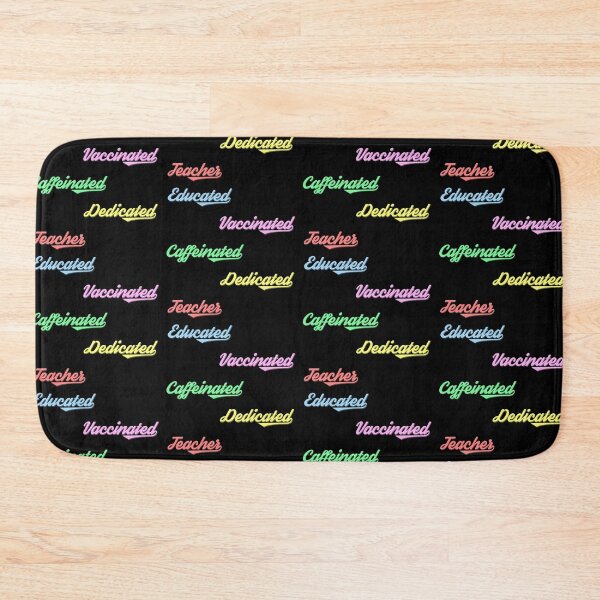 Item preview, Educated Vaccinated Caffeinated Dedicated Teacher Sticker Pack designed and sold by kickwear-com.