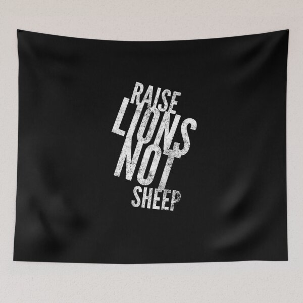 Item preview, Raise lions not sheep 16 designed and sold by V28LBFF8.