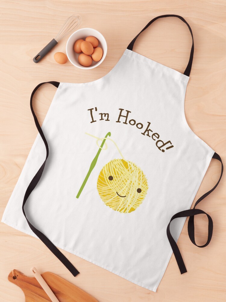 Cute and funny I'm Hooked on you Crochet hook and Yarn design iPhone Case  for Sale by Eggtooth