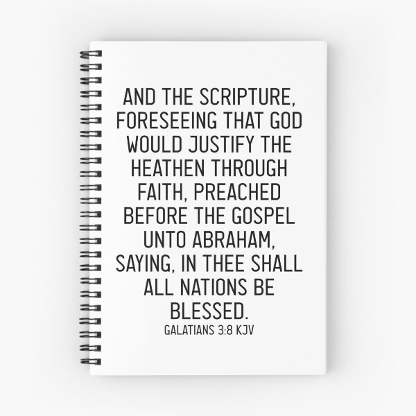 Item preview, Galatians 3:8 KJV designed and sold by Logosdesignshop.