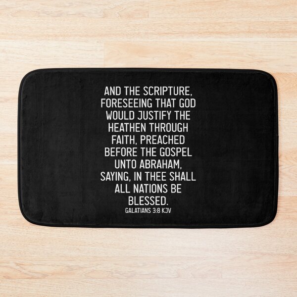 Item preview, Galatians 3:8 KJV designed and sold by Logosdesignshop.