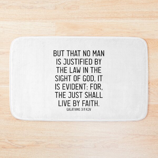 Item preview, Galatians 3:11 KJV designed and sold by Logosdesignshop.