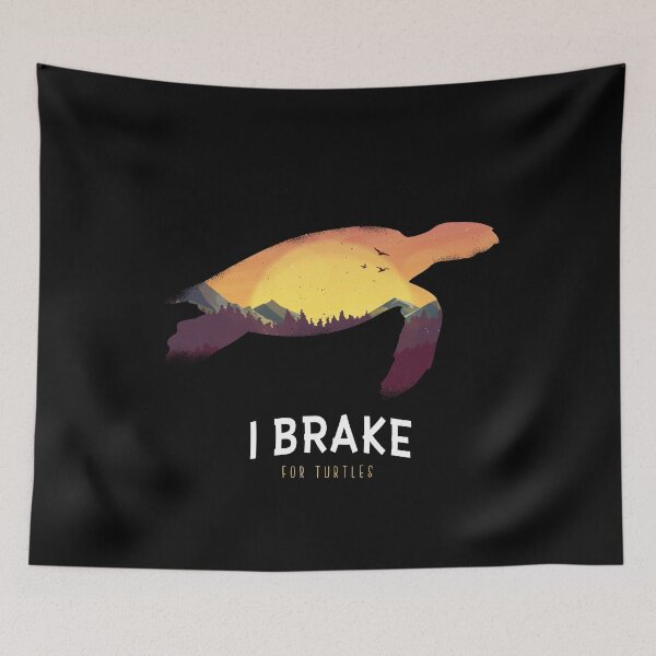 Item preview, I Brake For Turtles designed and sold by RedQuality.