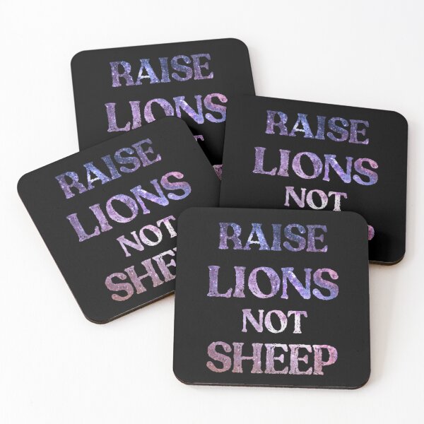 Item preview, Raise lions not sheep 19 designed and sold by V28LBFF8.