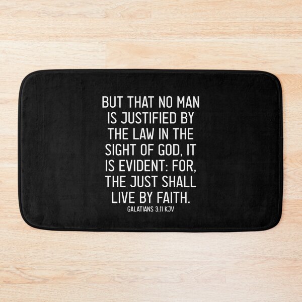 Item preview, Galatians 3:11 KJV designed and sold by Logosdesignshop.