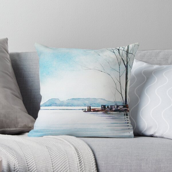 The Sleeping Giant Throw Pillow for Sale by Rochelle Smith