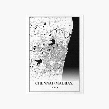 Aperçu de l'œuvre Chennai (Madras) Inde créée et vendue par KAFDESIGN.