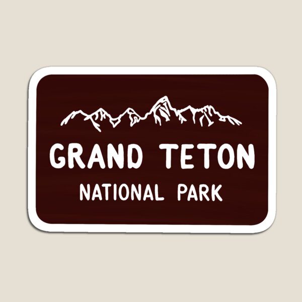 Item preview, Grand Teton national park sign designed and sold by julietteholm.