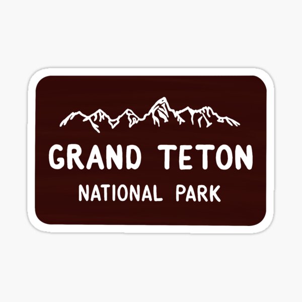 Item preview, Grand Teton national park sign designed and sold by julietteholm.