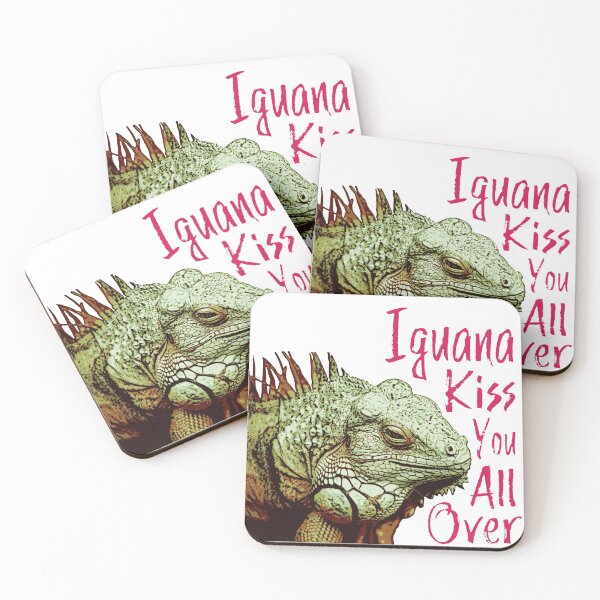 Item preview, IGUANA KISS YOU designed and sold by The Levee Designs.