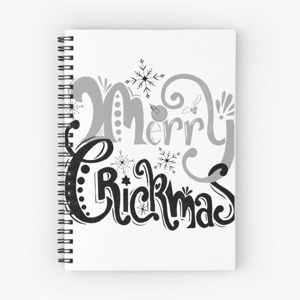 Item preview, Merry Crickmas - typographic version designed and sold by EmilieZaenker.