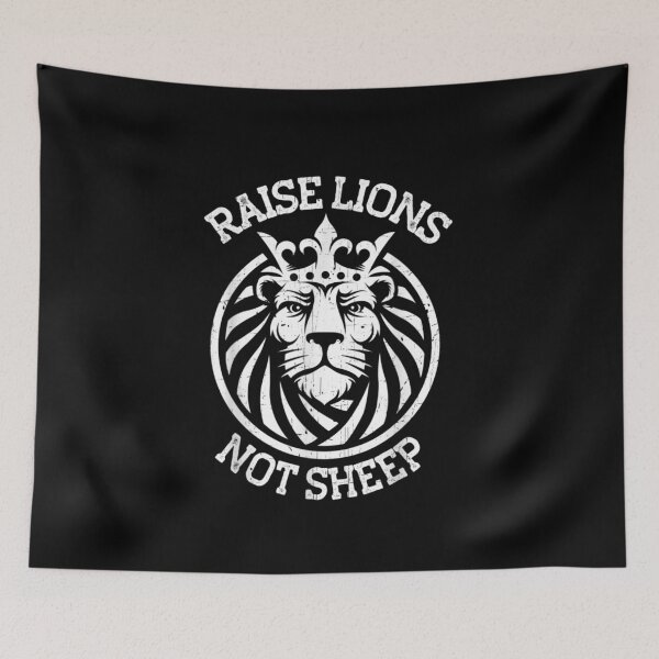 Item preview, Raise lions not sheep 21 designed and sold by V28LBFF8.