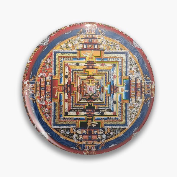 Item preview, Original Genuine Hand Painted Tibetan Mantra Om Compassion Kalachakra Mandala  thanka Painting Buddha Meditation  designed and sold by MonasteryArts.