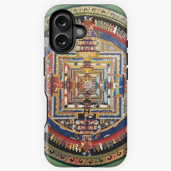 Item preview, Original Genuine Hand Painted Tibetan Mantra Om Compassion Kalachakra Mandala  thanka Painting Buddha Meditation  designed and sold by MonasteryArts.