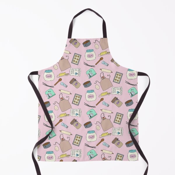 Item preview, Baking Pattern - Cute Baker - Pink designed and sold by BundaBear.