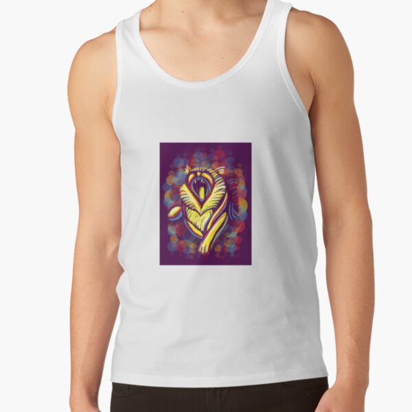 Colorful Cat Drawing Zed1 Tank Top