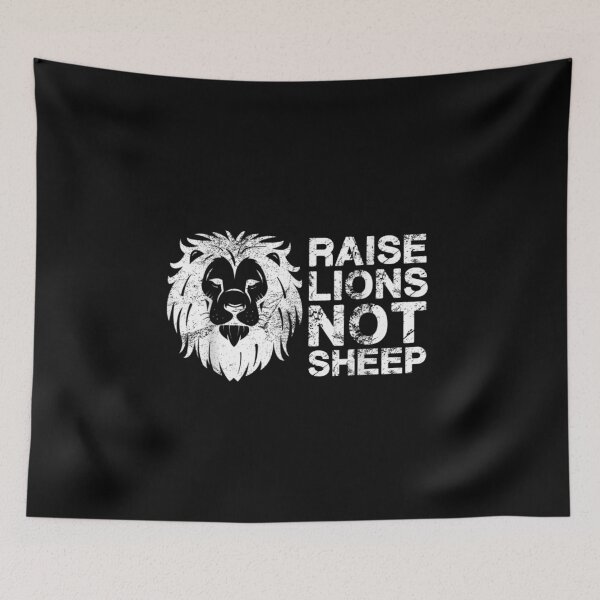 Item preview, Raise lions not sheep 24 designed and sold by V28LBFF8.