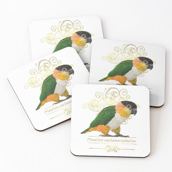 Item preview, black headed caique designed and sold by obscurite.