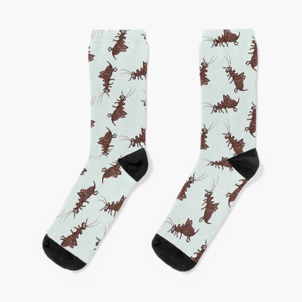 Cute NZ Weta - clock ft. Te Reo Maori numbers Socks