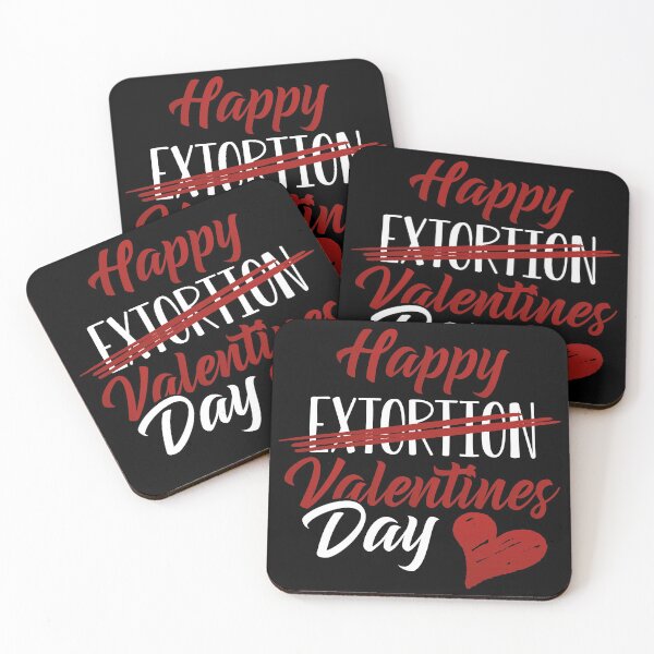 Item preview, Happy Valentine’s Day | Happy Extortion Day | Day of Love designed and sold by Dancing Dolphin Crafts.