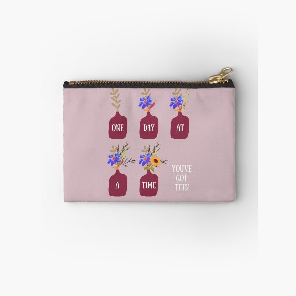 Item preview, One Day at a Time | Inspirational Goal Chaser designed and sold by WildChildSays.