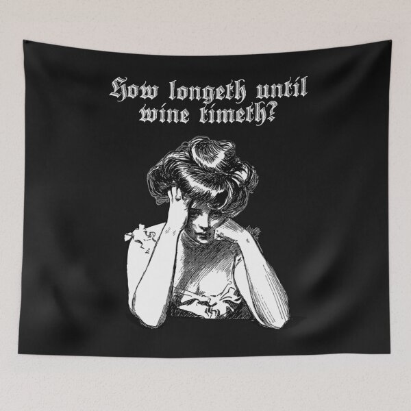 Item preview, How Long Until Wine O'clock designed and sold by ChuArts.