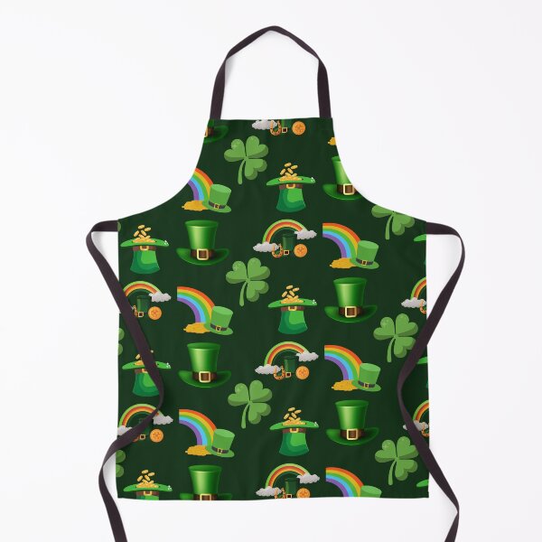 Item preview, St. Patricks Day Clover, Hat And Rainbows designed and sold by Ellisen Prints.