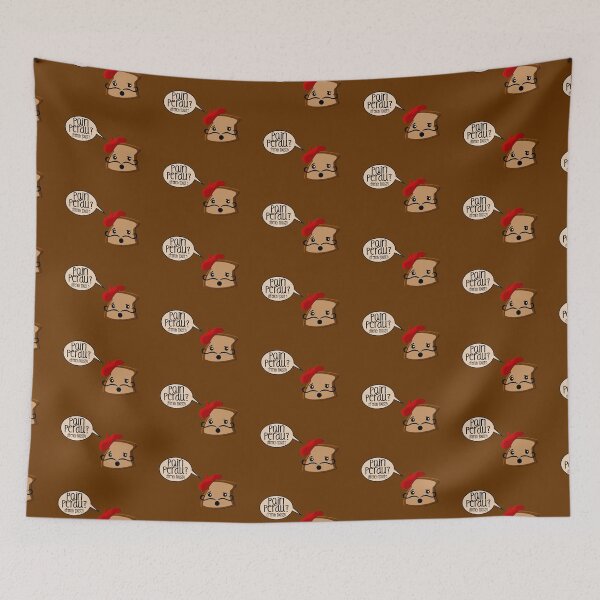 Item preview, Pain Perdu? (French Toast?) (on brown) designed and sold by PawsitiveMum.
