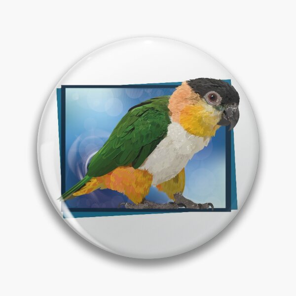 Item preview, black headed caique designed and sold by obscurite.