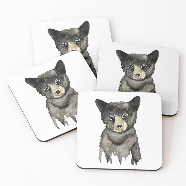 Item preview, Watercolor Black Bear Cub designed and sold by gbreshears.