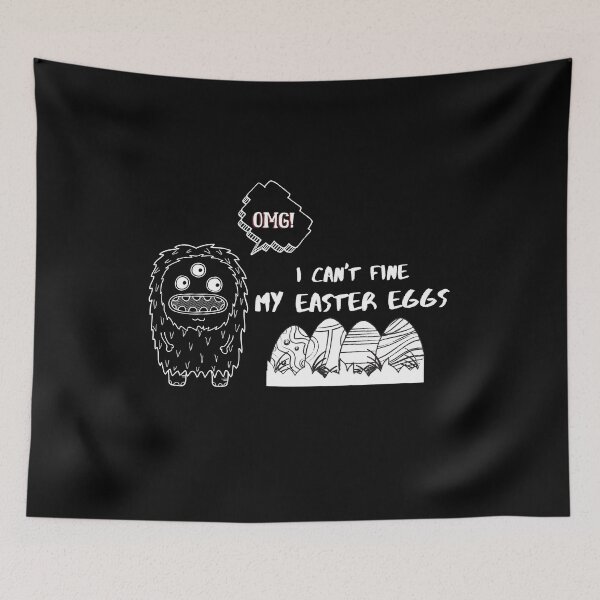 Item preview, I Can't Find My Eggs Gift for Easter Egg Monster Children's Egg Hunter Printed Cute Kids T-Shirt designed and sold by DKKShop.