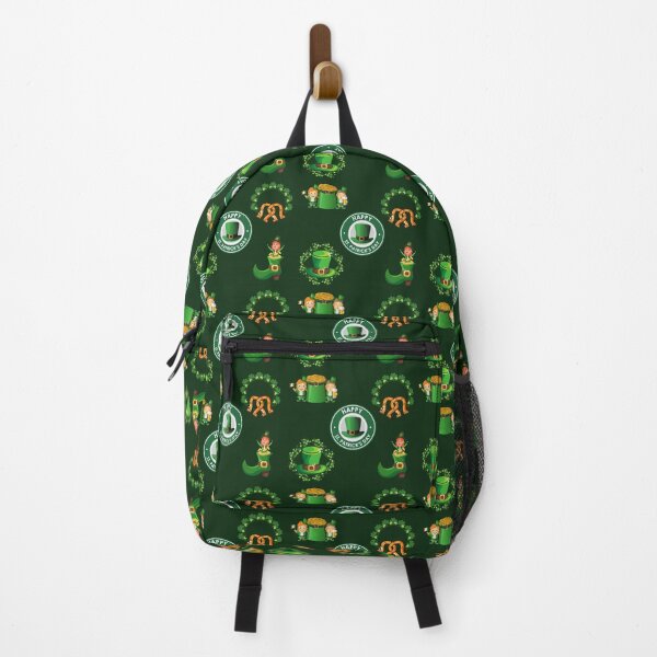Item preview, Happy St. Patricks Day Clover, Hat And Leprechauns   designed and sold by Ellisen Prints.