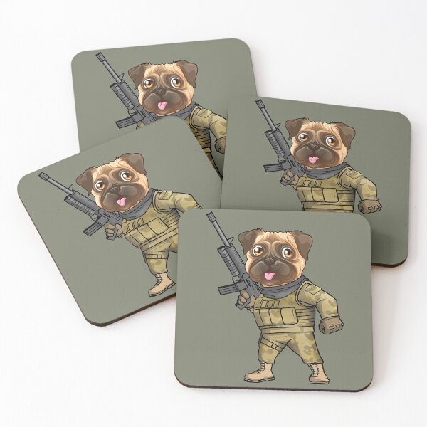 Item preview, Pug Soldier designed and sold by Nisa Sirisaer.