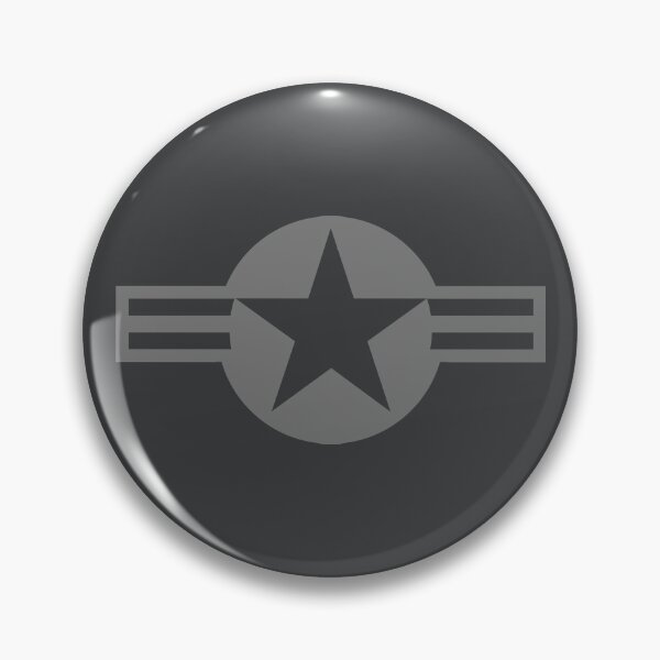 Item preview, Low Visibility Grey Roundel of the United States Air Force (dark grey) designed and sold by Jukka Heilimo.
