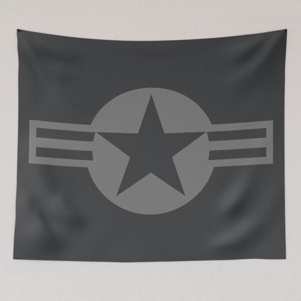 Item preview, Low Visibility Grey Roundel of the United States Air Force (dark grey) designed and sold by Jukka Heilimo.