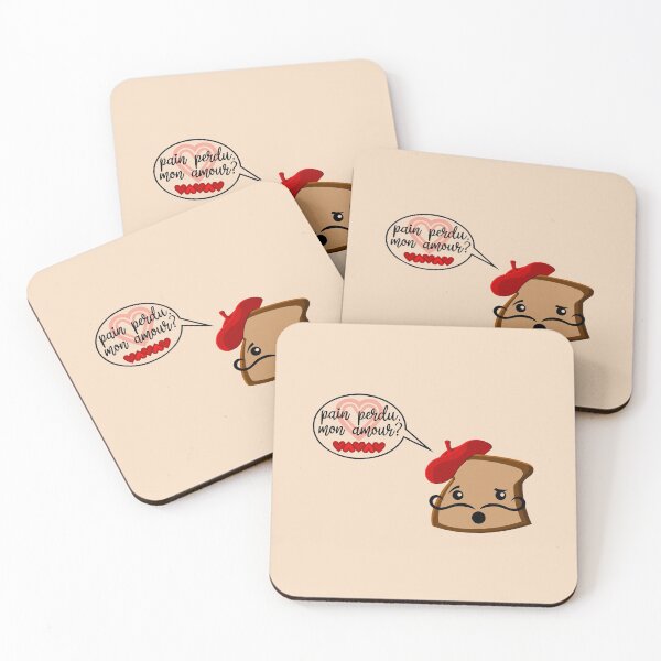 Item preview, Pain Perdu, Mon Amour? (on tan) designed and sold by PawsitiveMum.