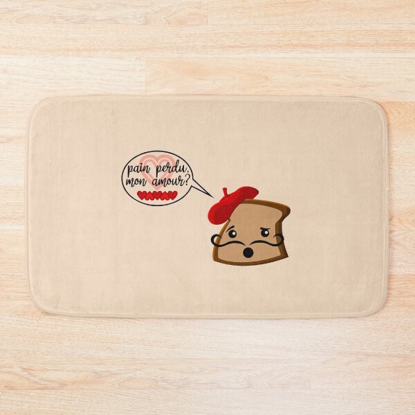Item preview, Pain Perdu, Mon Amour? (on tan) designed and sold by PawsitiveMum.