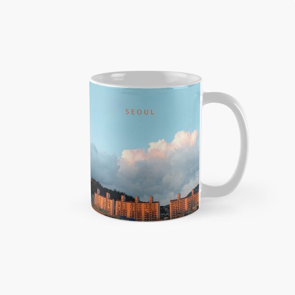 Item preview, Seoul Cityscape, Blue Sky, Hongdae, Korea, 서울, 홍대 designed and sold by Yuza Art.