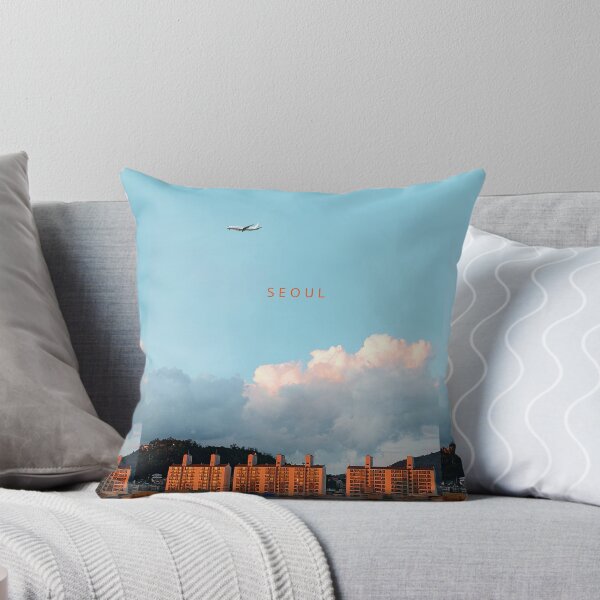 Item preview, Seoul Cityscape, Blue Sky, Hongdae, Korea, 서울, 홍대 designed and sold by Yuza Art.