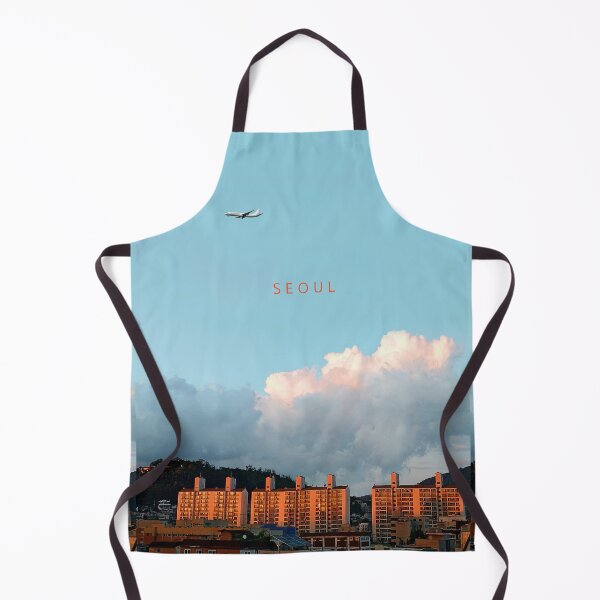 Item preview, Seoul Cityscape, Blue Sky, Hongdae, Korea, 서울, 홍대 designed and sold by Yuza Art.