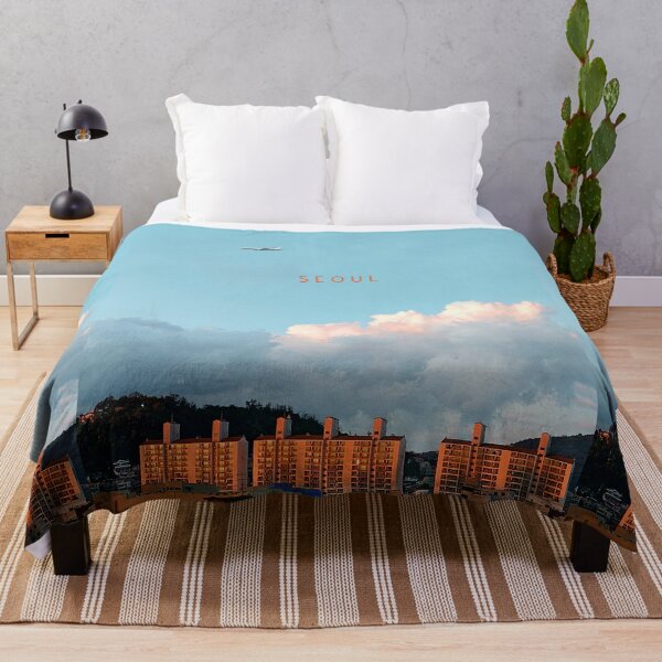 Item preview, Seoul Cityscape, Blue Sky, Hongdae, Korea, 서울, 홍대 designed and sold by Yuza Art.