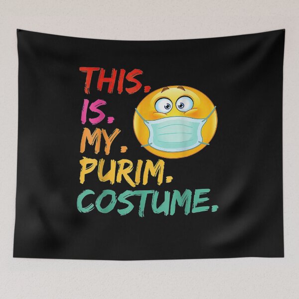 Item preview, This is my Purim Costume funny Jewish Face Mask designed and sold by davidcgonzale.