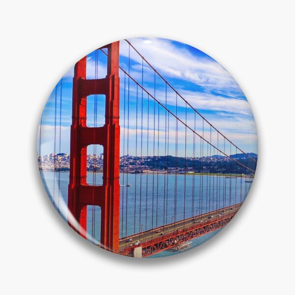 Item preview, View of The Golden Gate Bridge from the Golden Gate View Point designed and sold by dolcementa.