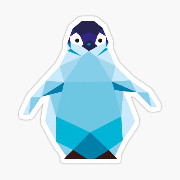 Geometric Penguin Sticker
