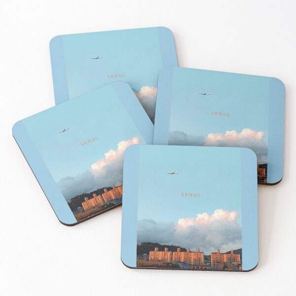 Item preview, Seoul Cityscape, Blue Sky, Hongdae, Korea, 서울, 홍대 designed and sold by Yuza Art.