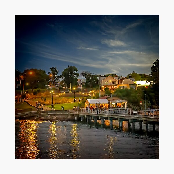 Item preview, Cowes Jetty at night designed and sold by GaryParnell.