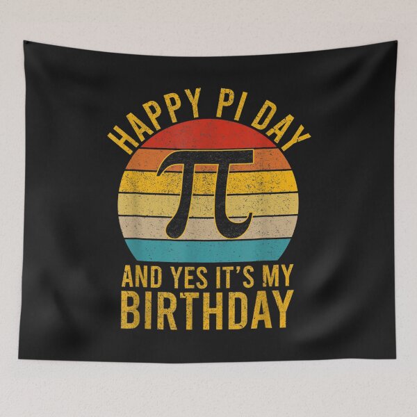 Item preview, Born on Pi Day Birthday Decorations Happy 14 March 14th Gift T-Shirt designed and sold by Lukifo-Caster.