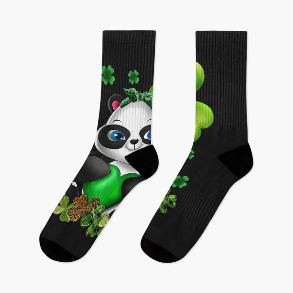 Artikelvorschau, Girls St Patricks Day Panda Kid's Cute Dinosaur Shamrock T-Shirt entworfen und verkauft von Lukifo-Caster.
