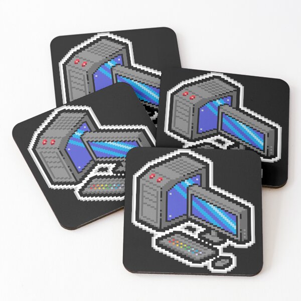 Item preview, Gaming PC Black Blue - Pixel Art designed and sold by Alex Garcia.
